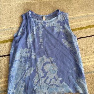 Raquel Allegra Blue and White Tank Top
